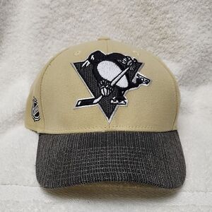 Reebok Pittsburgh Penguins L/XL Stretchfit Hat - New